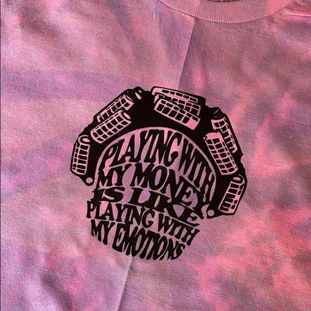 Hand made by me tye dye kids shirt